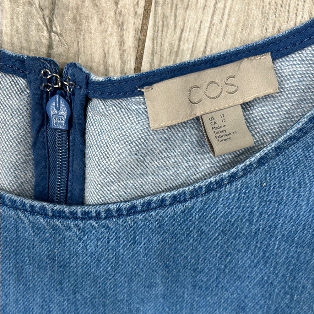 COS Blue Mini Dress - Picture 2 of 6